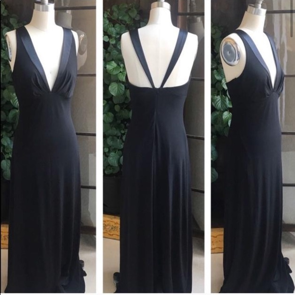 Laundry Shelli Segal tuxedo gown 6 prom wedding